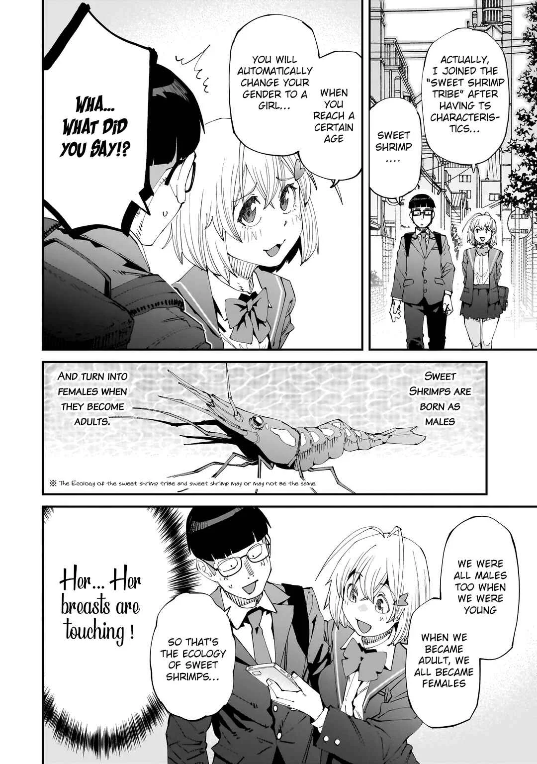 Otaku-kun no Seiheki o Isshou Yugamete Iku Ishuzoku Musume-tachi Chapter 3: Sweet Shrimp girl and Full body sponge - Page 5