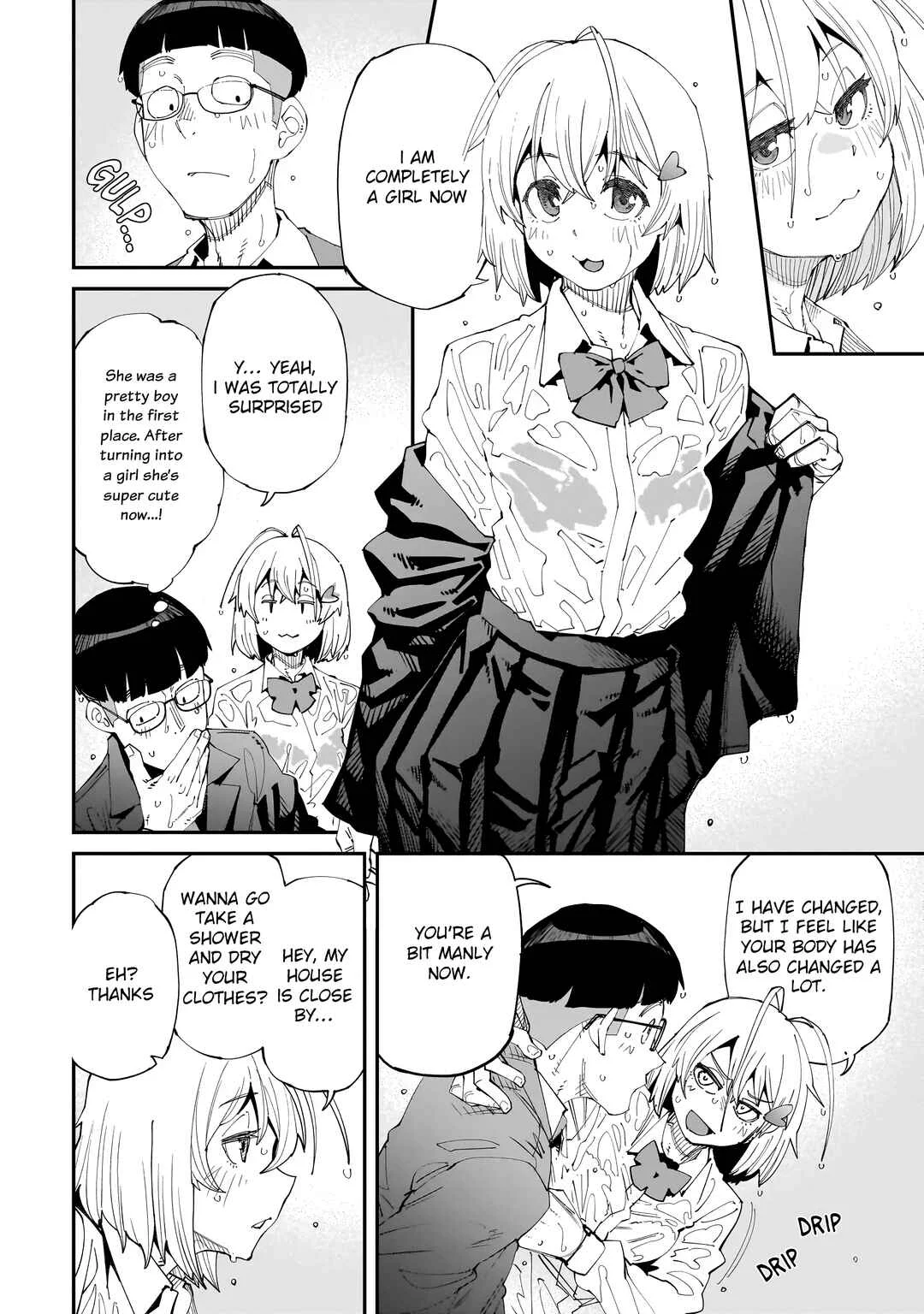 Otaku-kun no Seiheki o Isshou Yugamete Iku Ishuzoku Musume-tachi Chapter 3: Sweet Shrimp girl and Full body sponge - Page 7