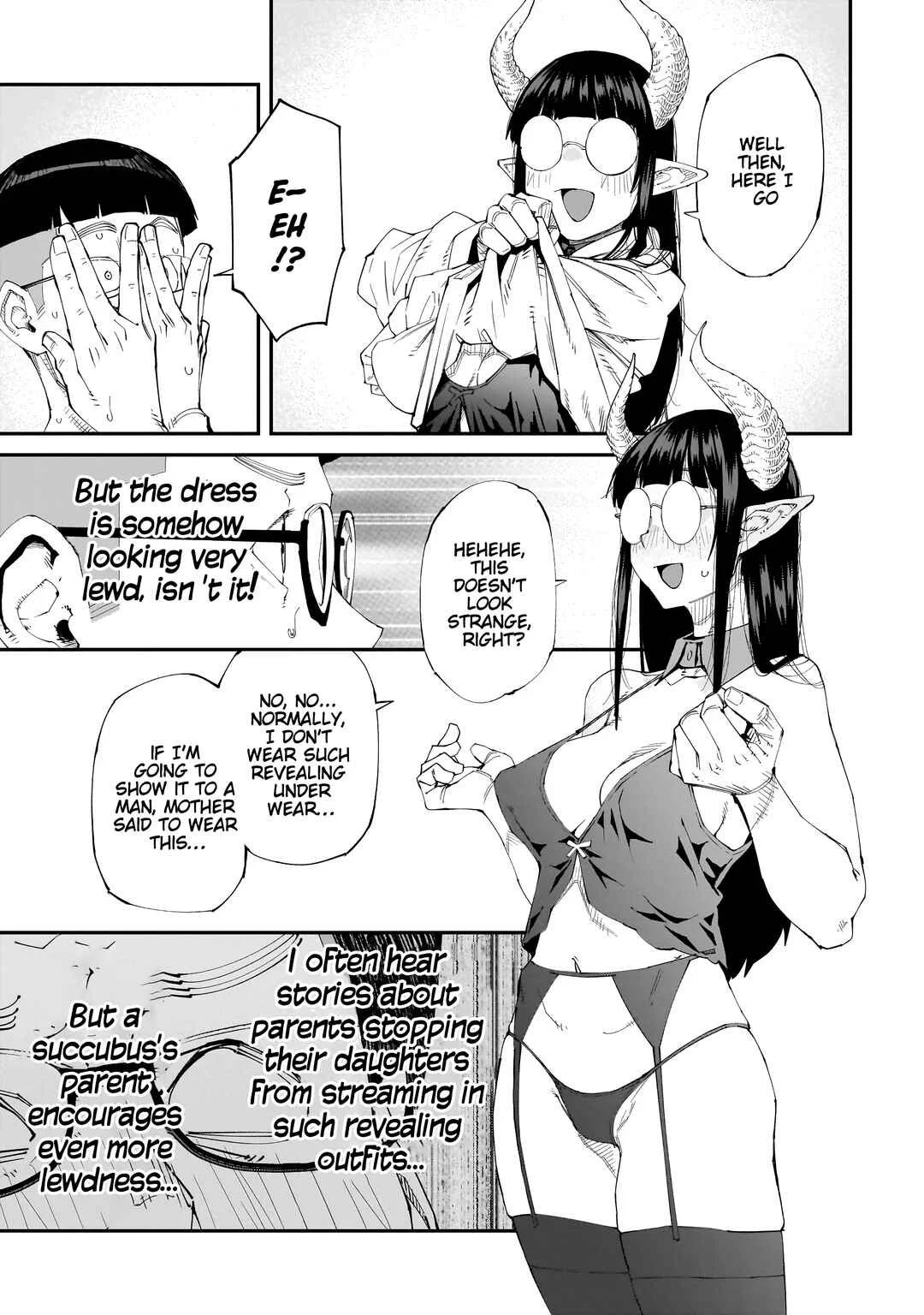 Otaku-kun no Seiheki o Isshou Yugamete Iku Ishuzoku Musume-tachi Chapter 4: Otaku Succubus's Nude croquis - Page 8