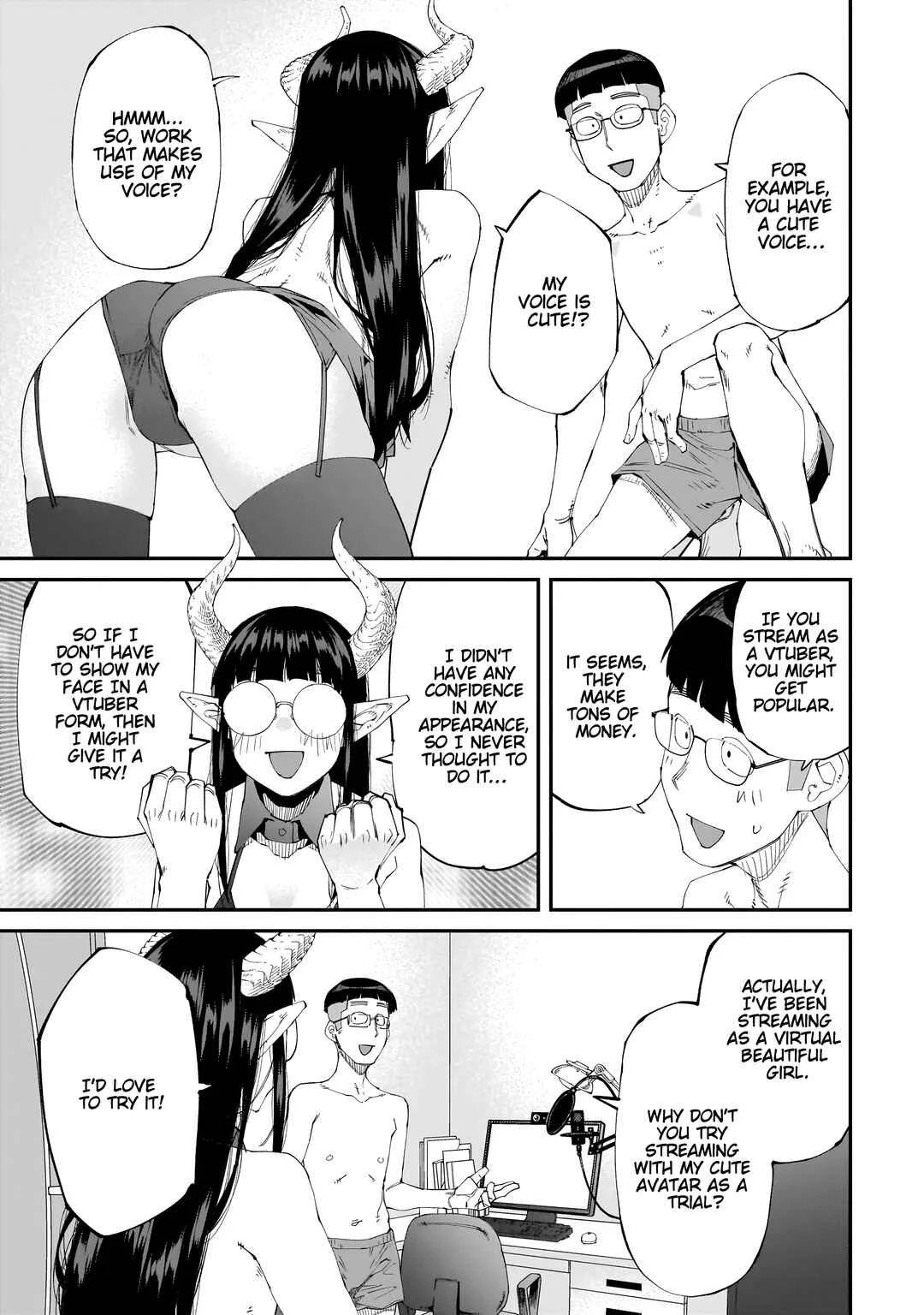 Otaku-kun no Seiheki o Isshou Yugamete Iku Ishuzoku Musume-tachi Chapter 4: Otaku Succubus's Nude croquis - Page 12