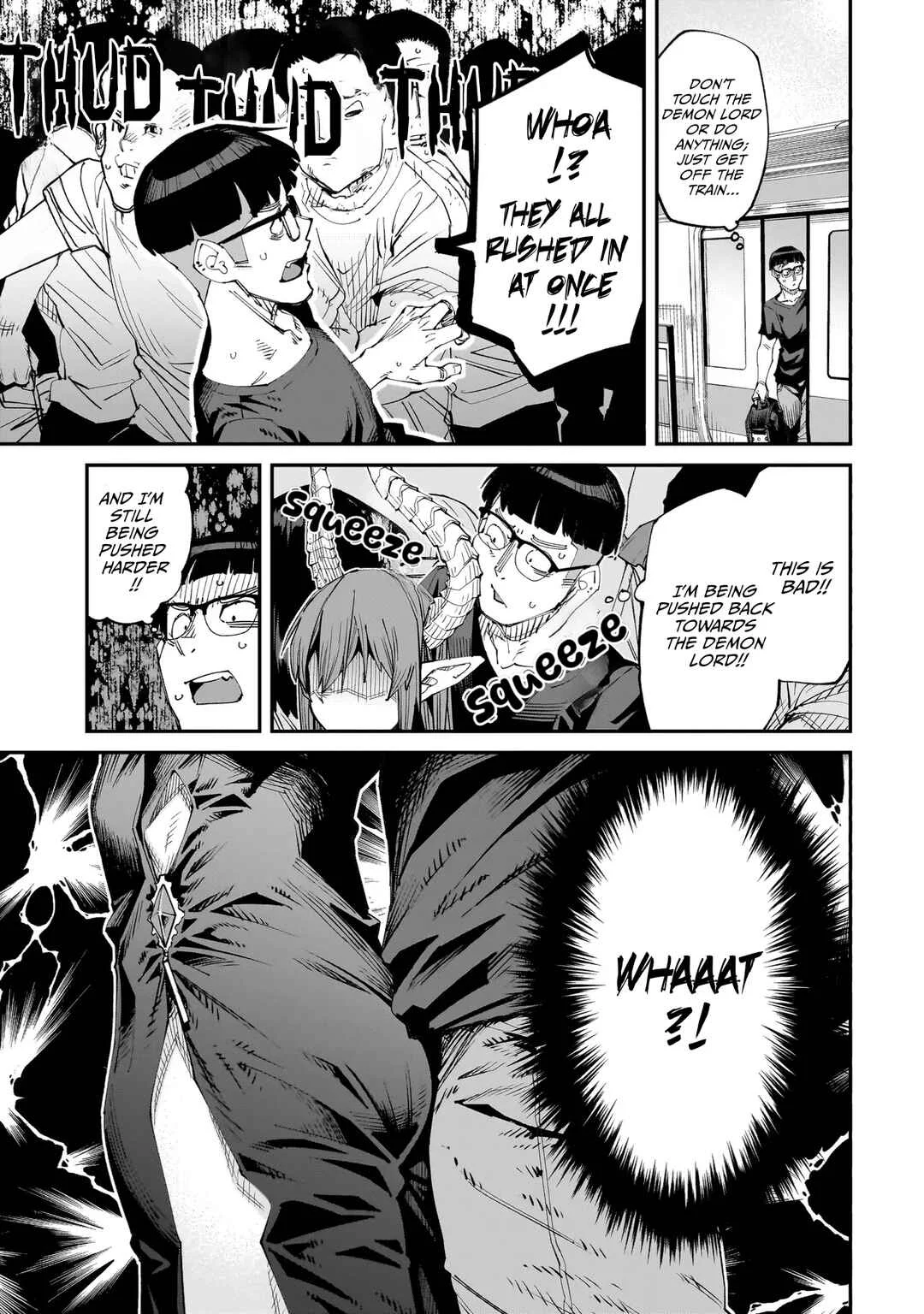 Otaku-kun no Seiheki o Isshou Yugamete Iku Ishuzoku Musume-tachi Chapter 5: Close Contact with Female Demon Lord on the Train - Page 5