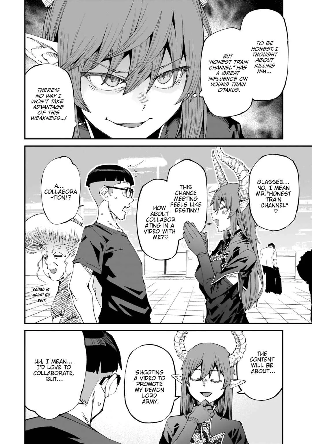 Otaku-kun no Seiheki o Isshou Yugamete Iku Ishuzoku Musume-tachi Chapter 5: Close Contact with Female Demon Lord on the Train - Page 12