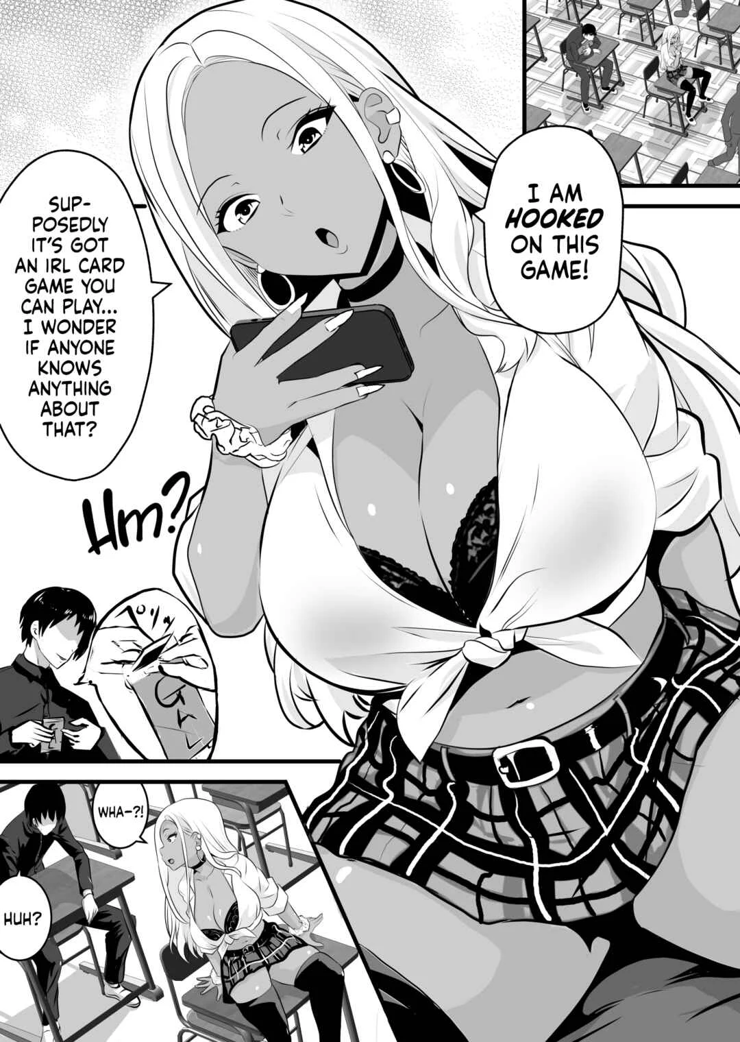 Otaku ni Yasashii Kuro Gal ga Rare Card to Koukan de Sex Sasetekureru Chapter 1 - Page 2