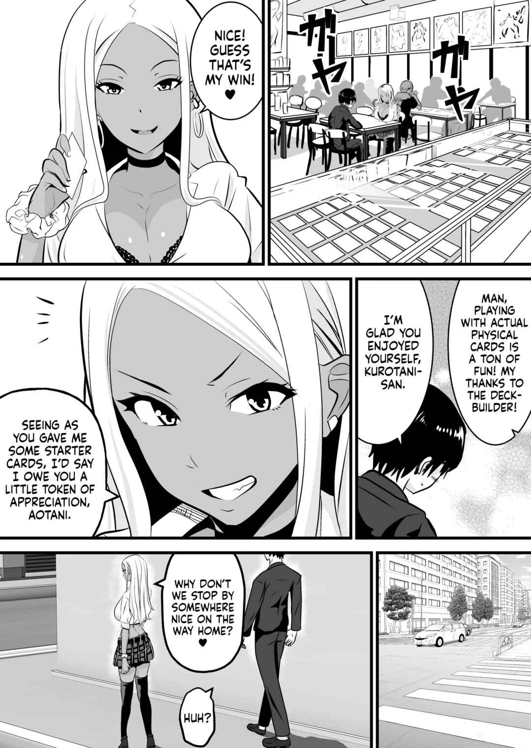 Otaku ni Yasashii Kuro Gal ga Rare Card to Koukan de Sex Sasetekureru Chapter 1 - Page 3