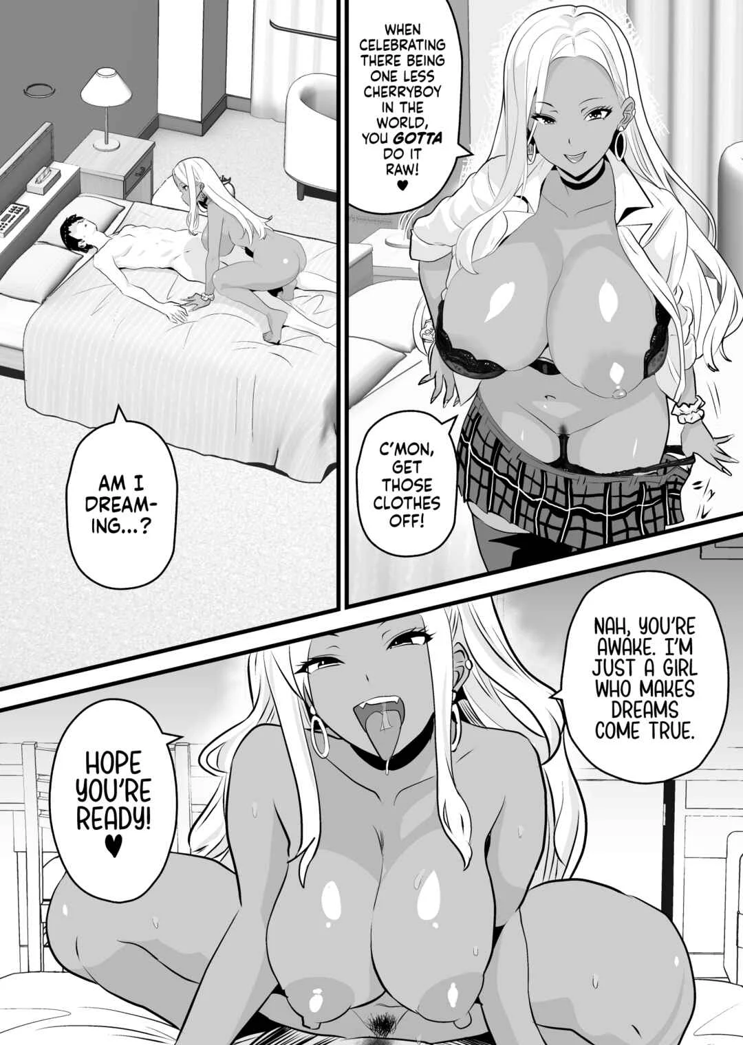 Otaku ni Yasashii Kuro Gal ga Rare Card to Koukan de Sex Sasetekureru Chapter 1 - Page 9