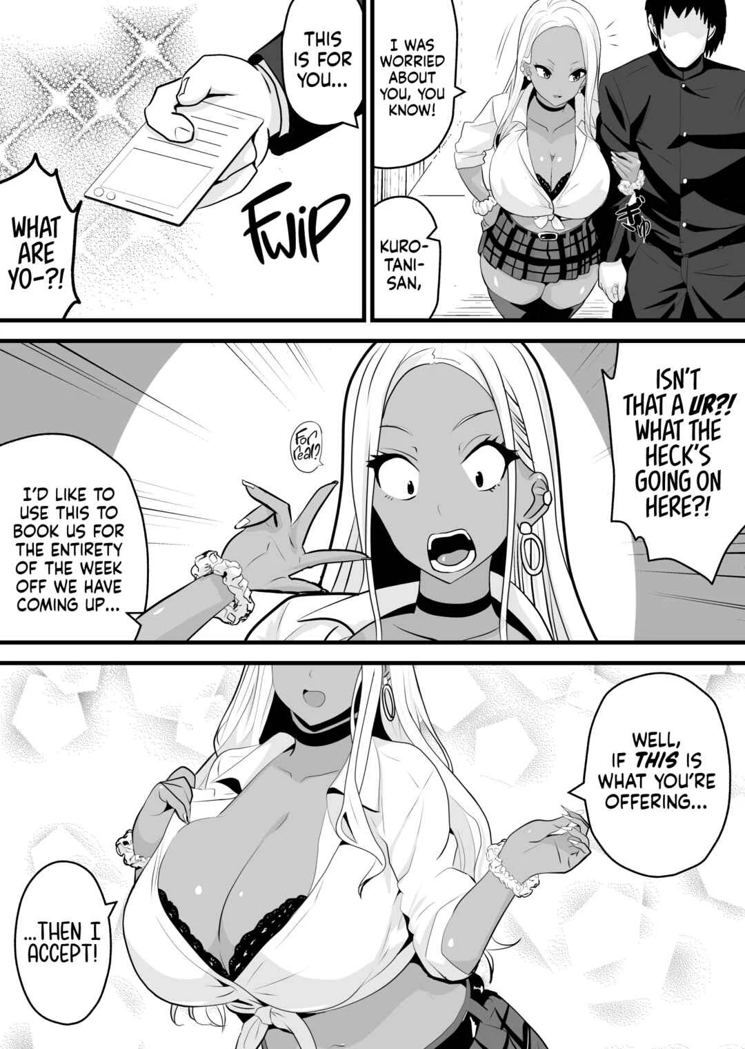 Otaku ni Yasashii Kuro Gal ga Rare Card to Koukan de Sex Sasetekureru Chapter 1 - Page 25
