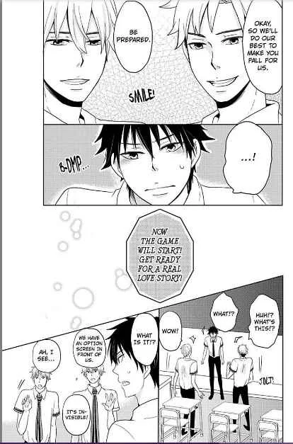 Otokotachi no Otome Game!? E Ore ga Uke!? Chapter 1 - Page 12