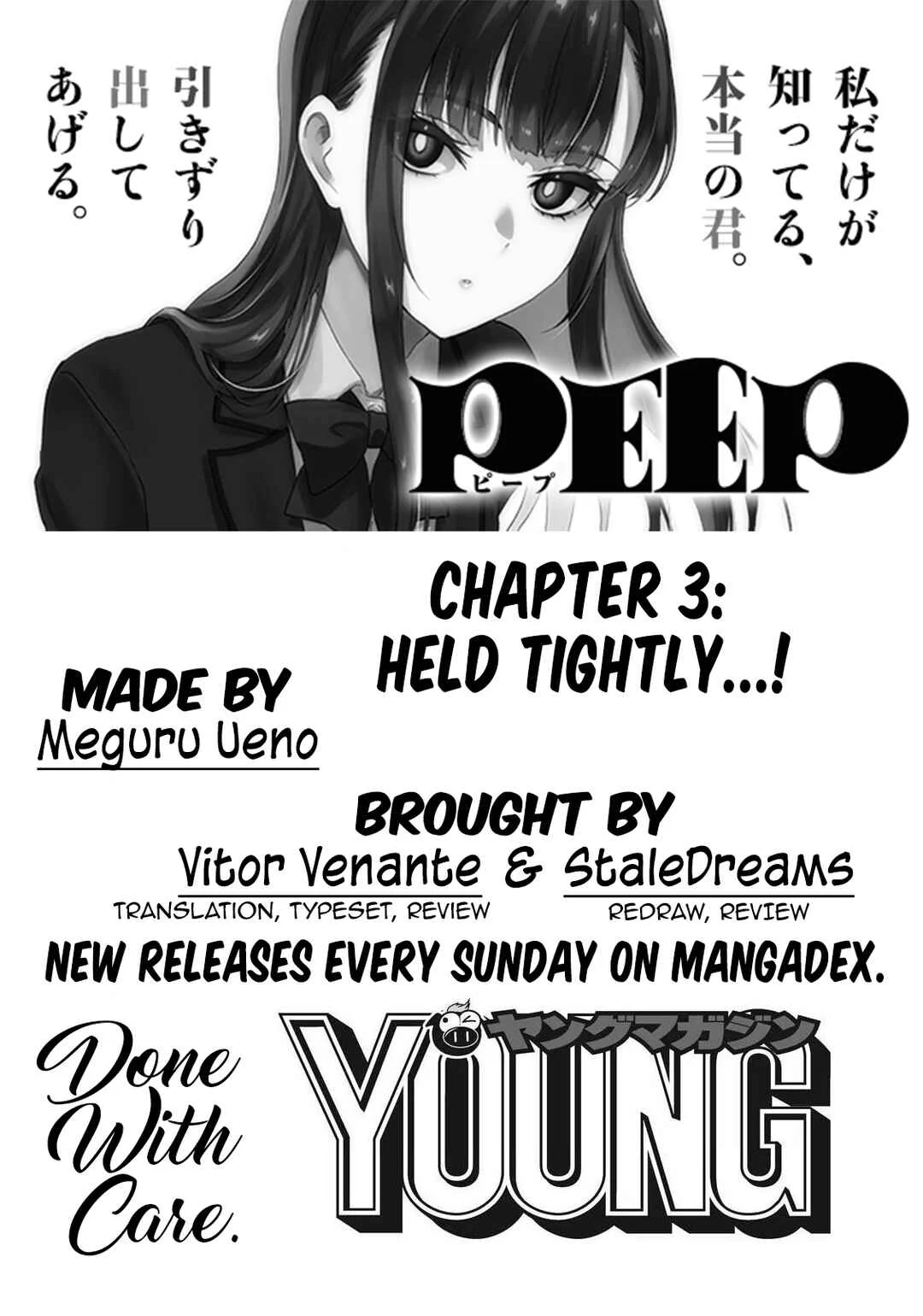 PEEP Chapter 3: Held tightly...! - Page 1