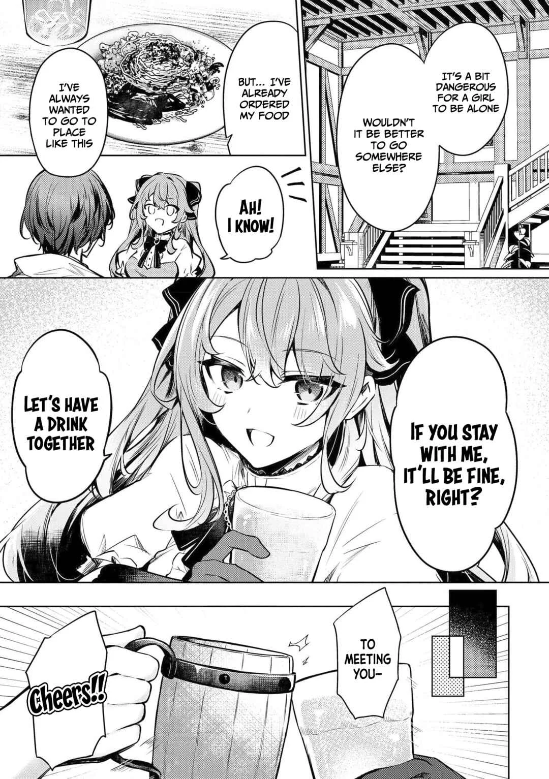 Ponkotsu Succubus to Bocchi Noroi no Boukensha: Nazeka Dojikko Inma to Musou Suru! Chapter 1 - Page 7