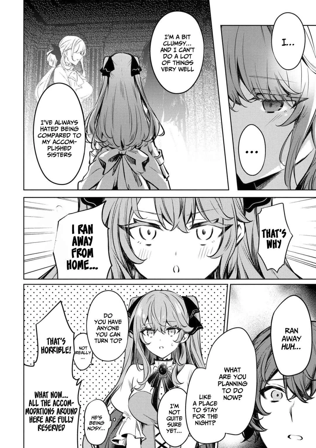 Ponkotsu Succubus to Bocchi Noroi no Boukensha: Nazeka Dojikko Inma to Musou Suru! Chapter 1 - Page 10