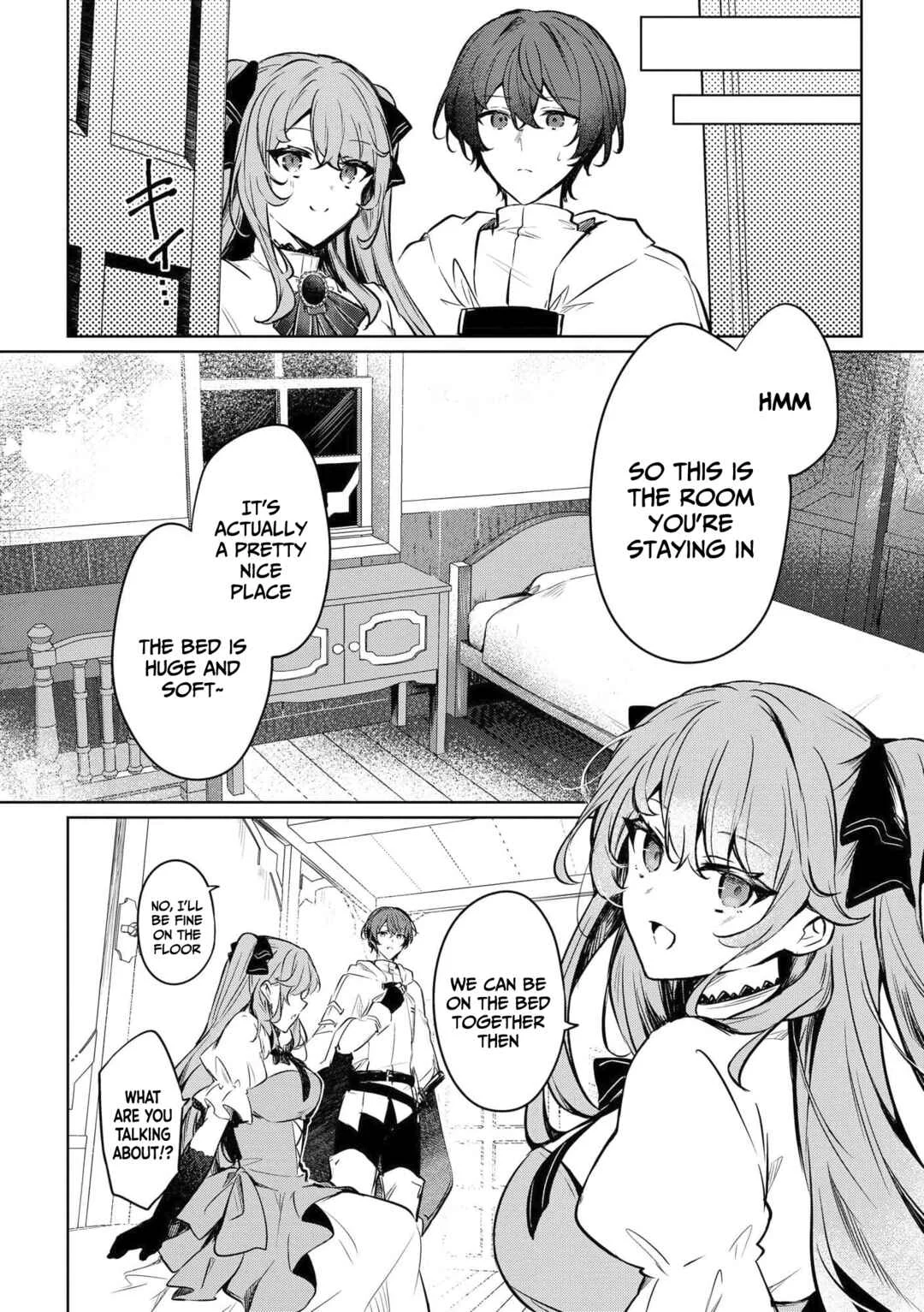 Ponkotsu Succubus to Bocchi Noroi no Boukensha: Nazeka Dojikko Inma to Musou Suru! Chapter 1 - Page 12