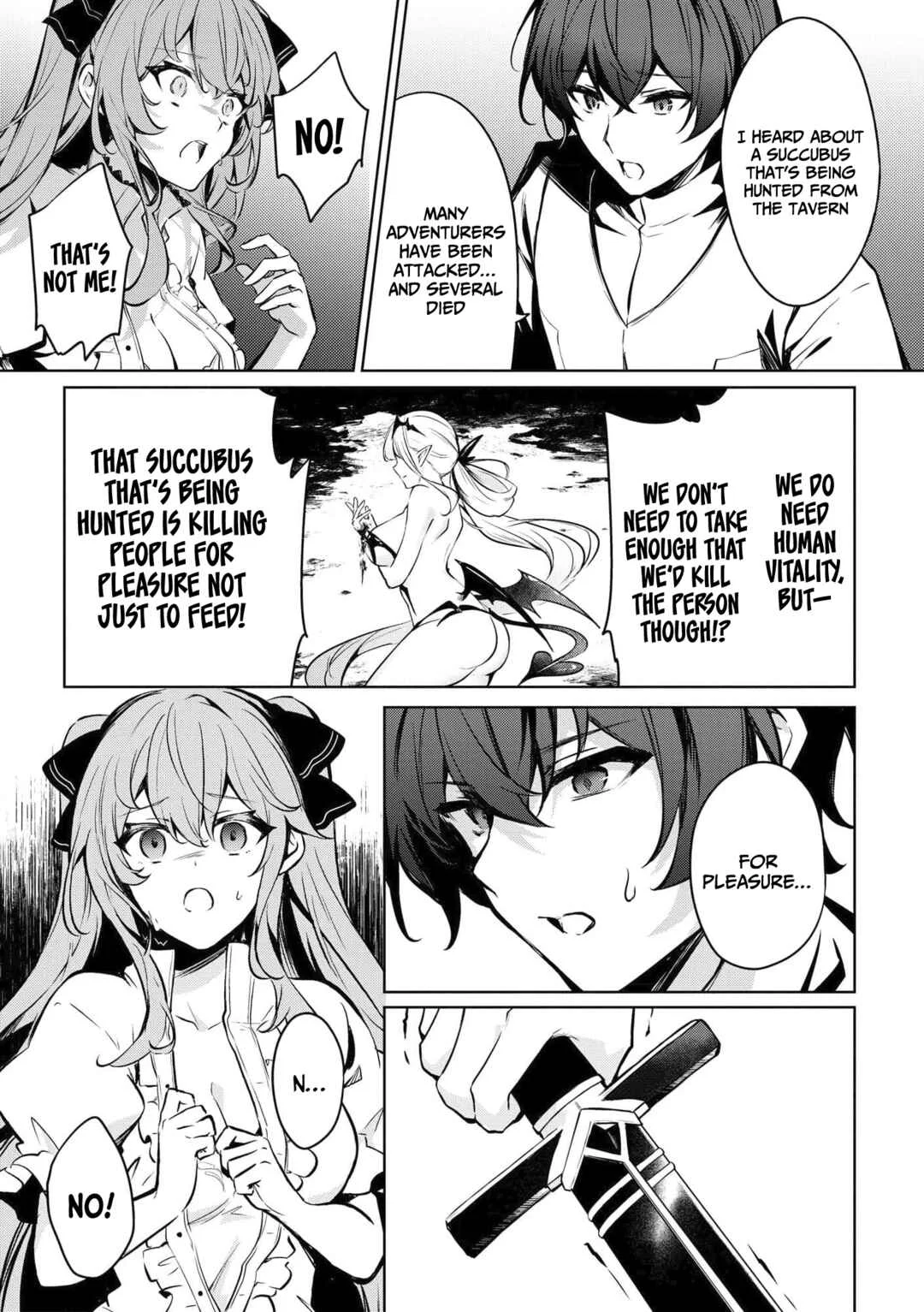 Ponkotsu Succubus to Bocchi Noroi no Boukensha: Nazeka Dojikko Inma to Musou Suru! Chapter 1 - Page 19