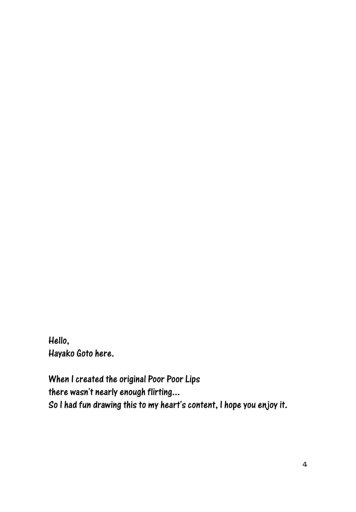 Poor Poor Lips - Berry Berry Berry A (Doujinshi) Chapter 1: Oneshot - Page 4