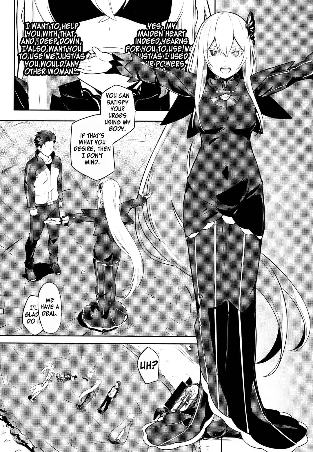 Re:Zero kara Hajimeru Isekai Seikatsu - Echidna sukebebon I (Doujinshi) Chapter 1 - Page 2