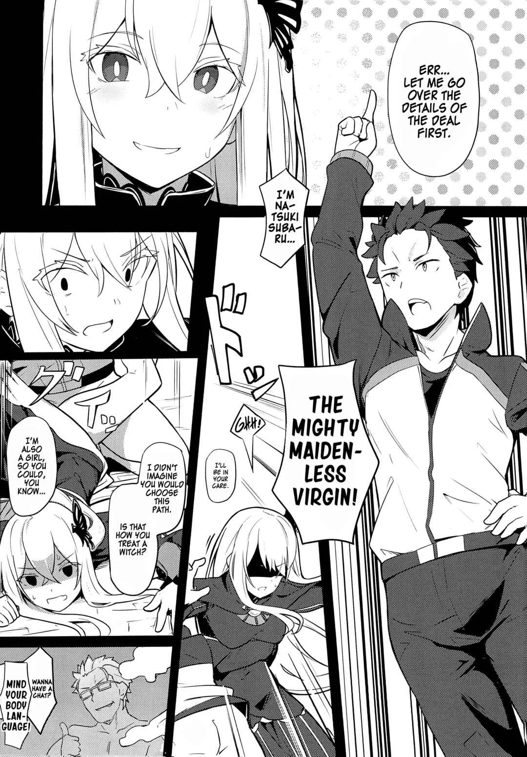 Re:Zero kara Hajimeru Isekai Seikatsu - Echidna sukebebon I (Doujinshi) Chapter 1 - Page 3