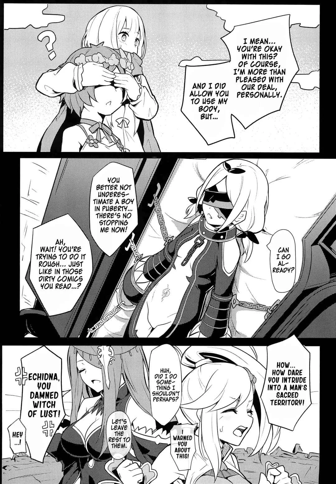 Re:Zero kara Hajimeru Isekai Seikatsu - Echidna sukebebon I (Doujinshi) Chapter 1 - Page 4