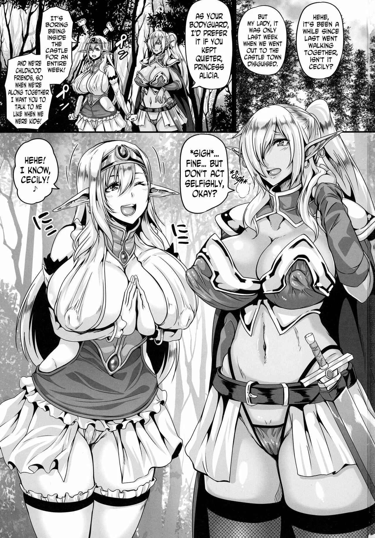 Reishuu Elf Series Chapter 1: Enslaved Dark Elf - Page 3