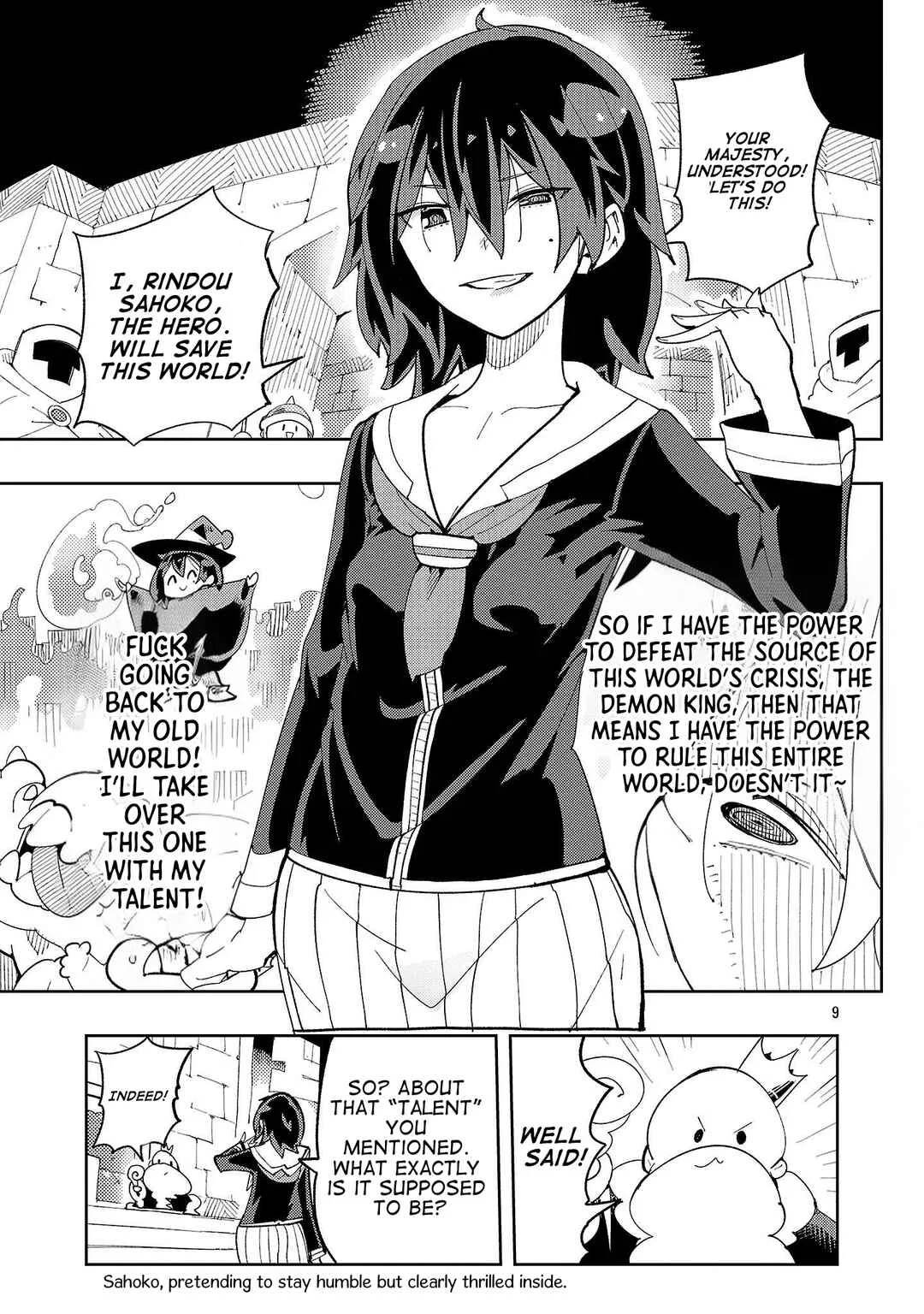 Sahoko Quest ~Inkya Joshi, Shinshi Muke Doujin RPG Sekai de Yuusha ni Naru~ Chapter 1 - Page 7