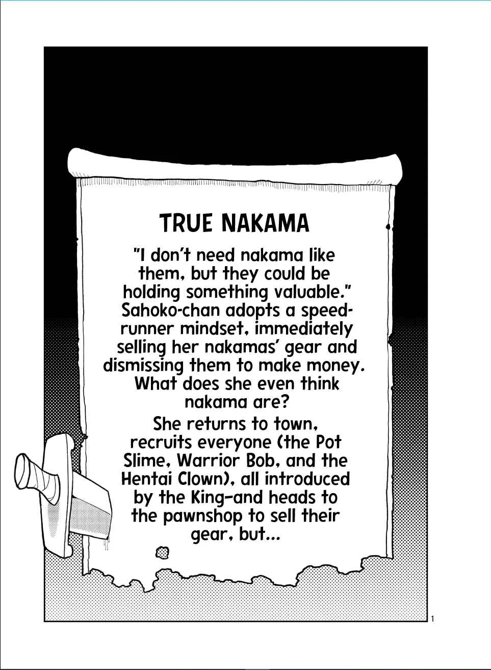 Sahoko Quest ~Inkya Joshi, Shinshi Muke Doujin RPG Sekai de Yuusha ni Naru~ Chapter 4.1: BADEND 1 - Page 1