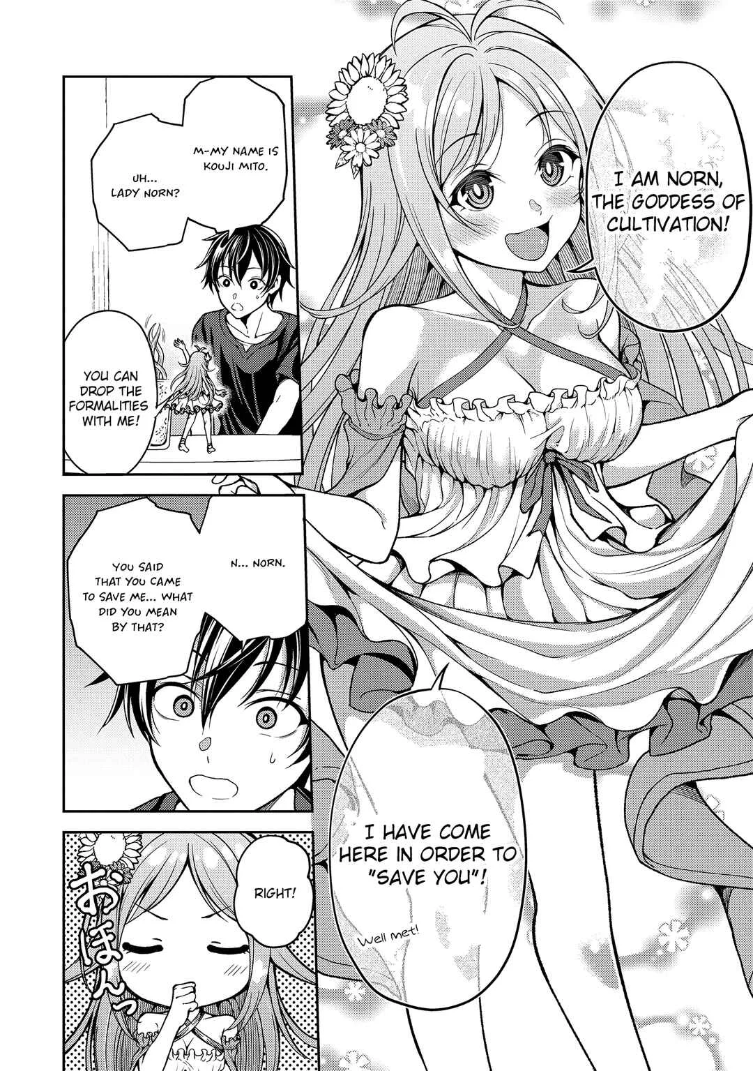 Saibai Megami! - Risoukyou wo Shuufuku Shiyou Chapter 1: Off to the Utopia! First of All, We Need to Do the Necessary Preparations! - Page 10