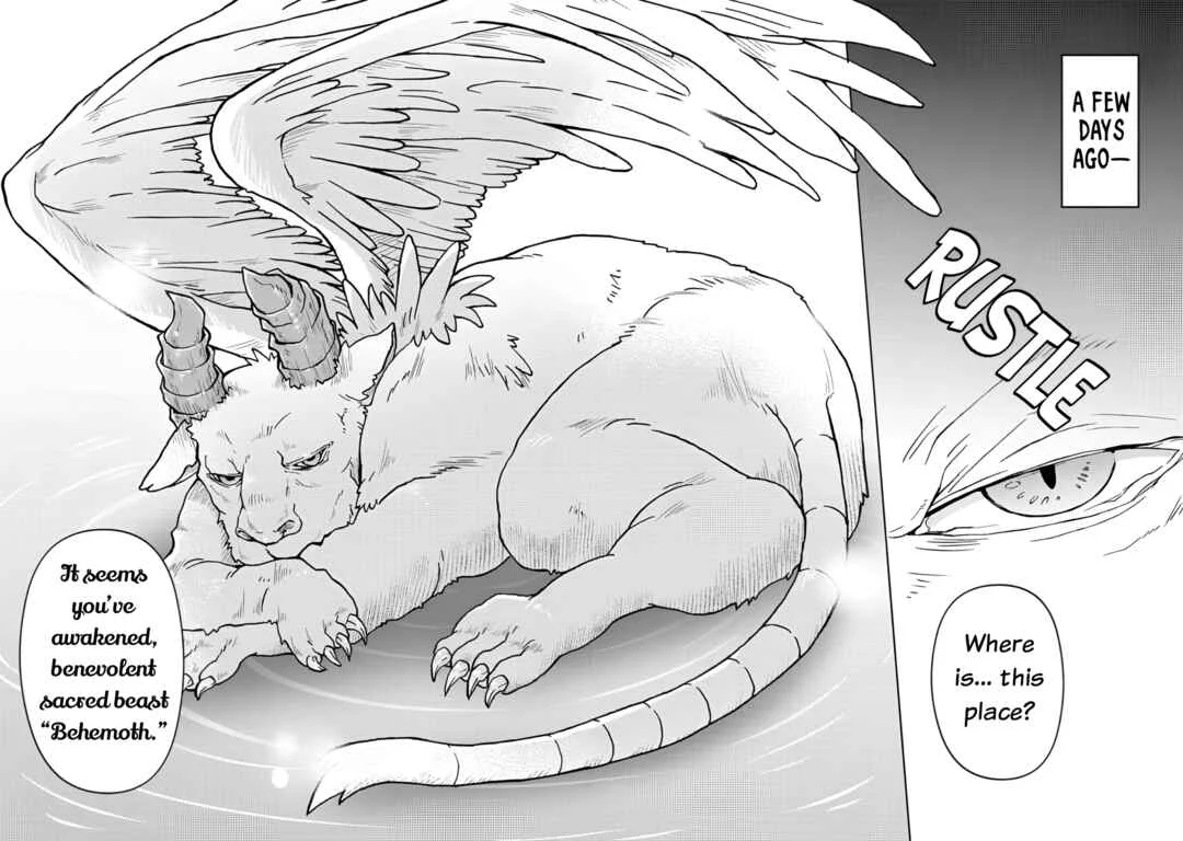 "Saikyou Status" wo Hikitsuide Ningen ni Tensei Shita Seijuu Behemoth, Yuusha no Konyakusha (Ohimesama) wo Ukkari Netotteshimau Chapter 1 - Page 7