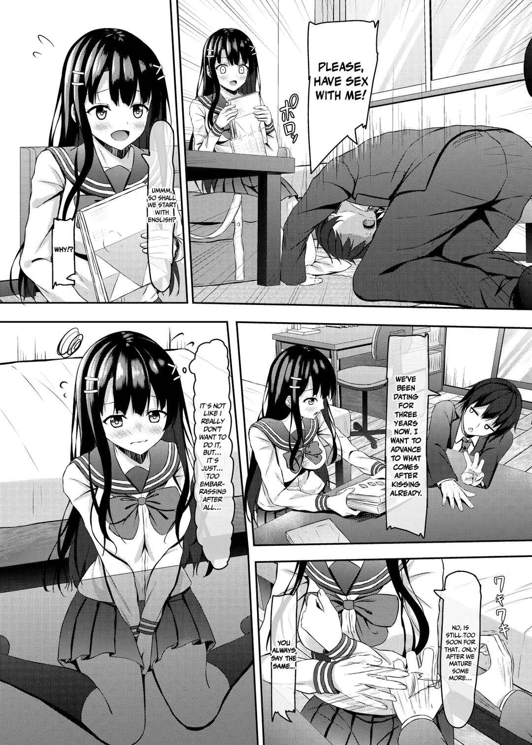 Saishoku Kenbi de Hazukashigariya na JK to Hatsu H made Chapter 1 - Page 5