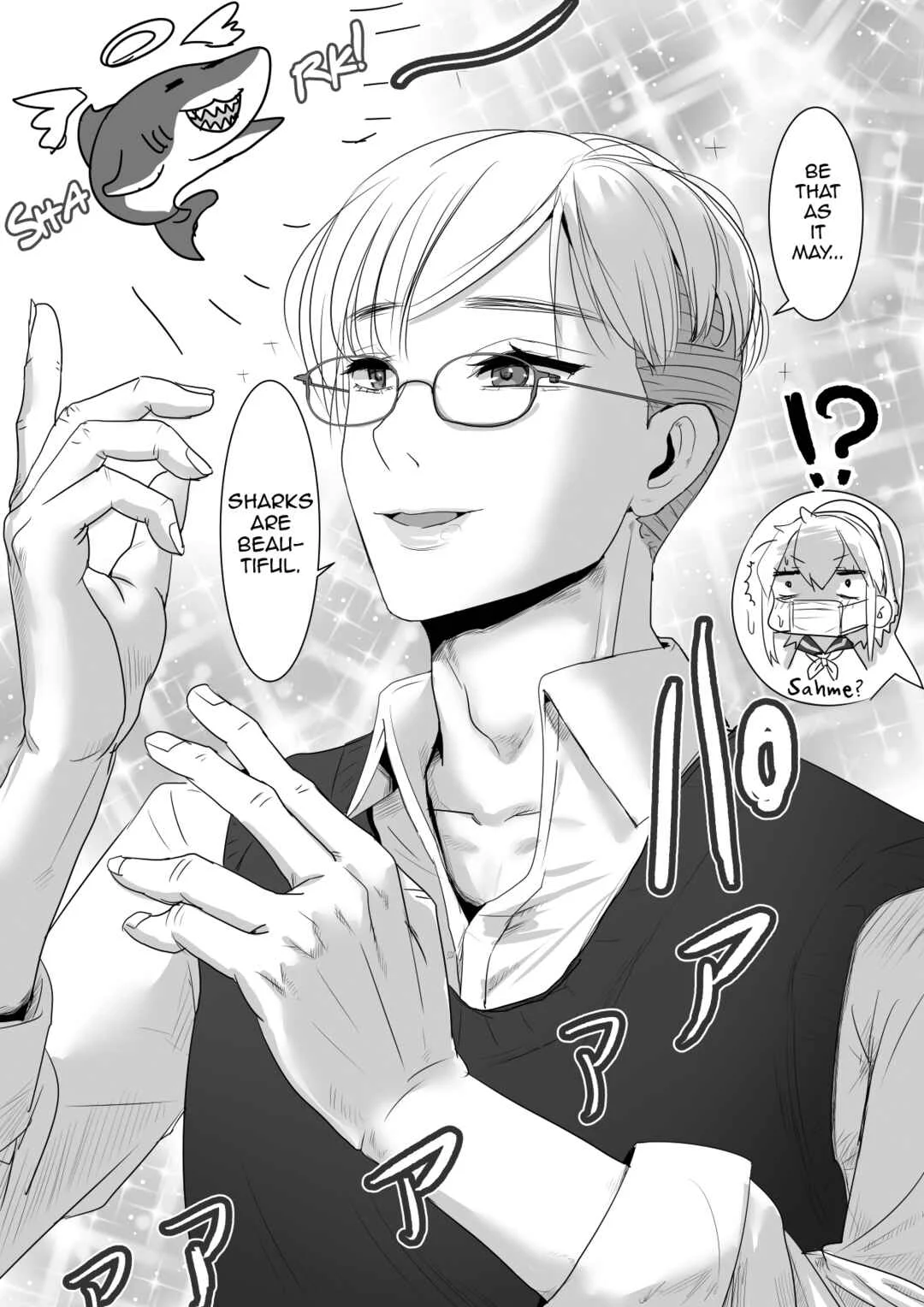 Same-kun wa Senpai to Douseiai Shitai Chapter 1 - Page 7