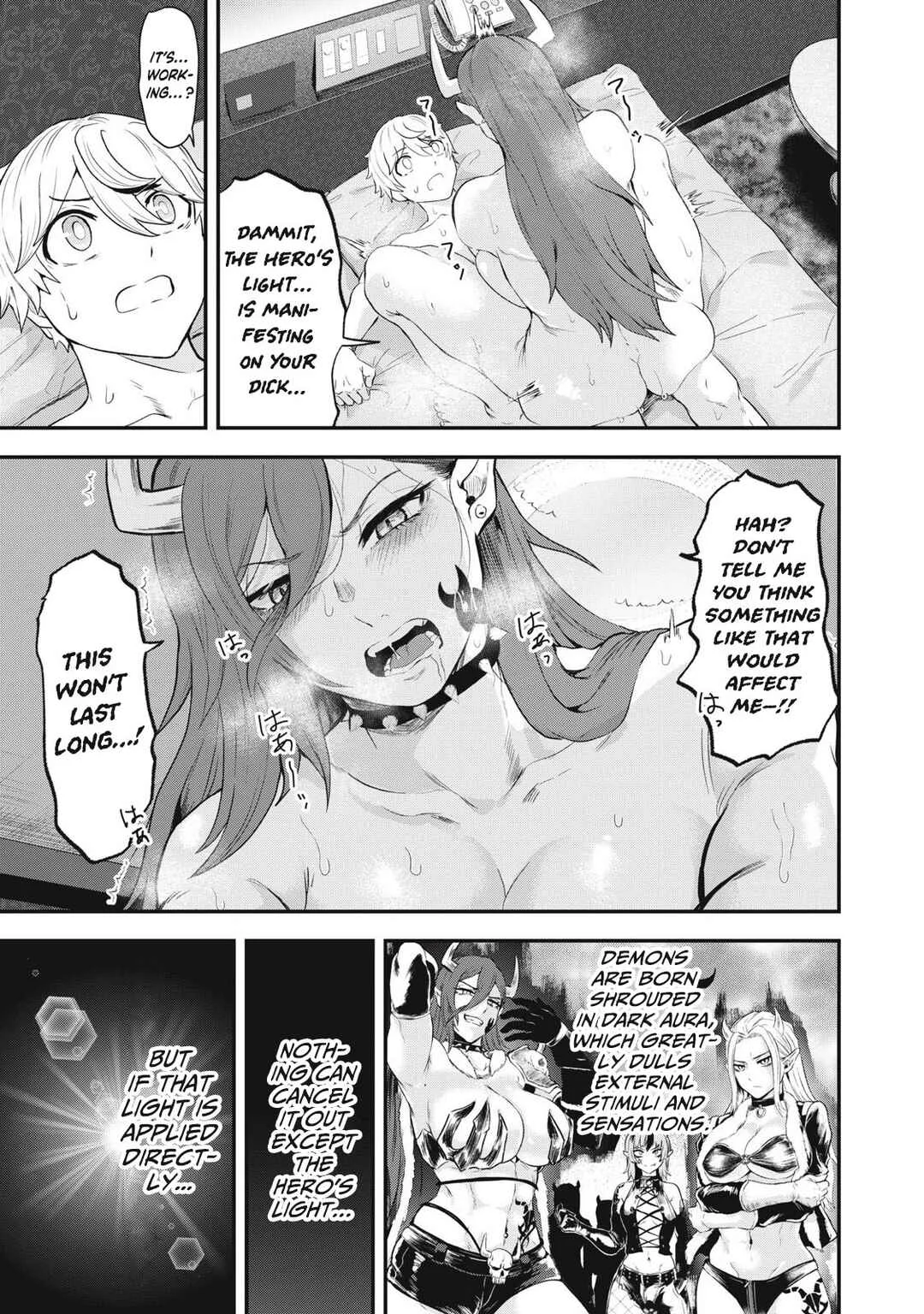 Sei-jun Ecstasy: XXX Shinai to Derarenai Heya de Mazoku o Buttaoshimasu Chapter 1: Darkness, Light and Ecstasy - Page 35