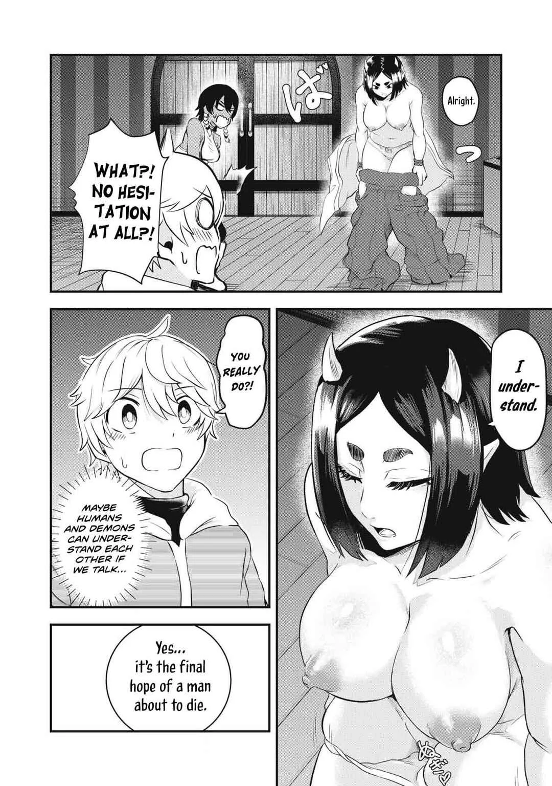 Sei-jun Ecstasy: XXX Shinai to Derarenai Heya de Mazoku o Buttaoshimasu Chapter 3: Your Name! - Page 5
