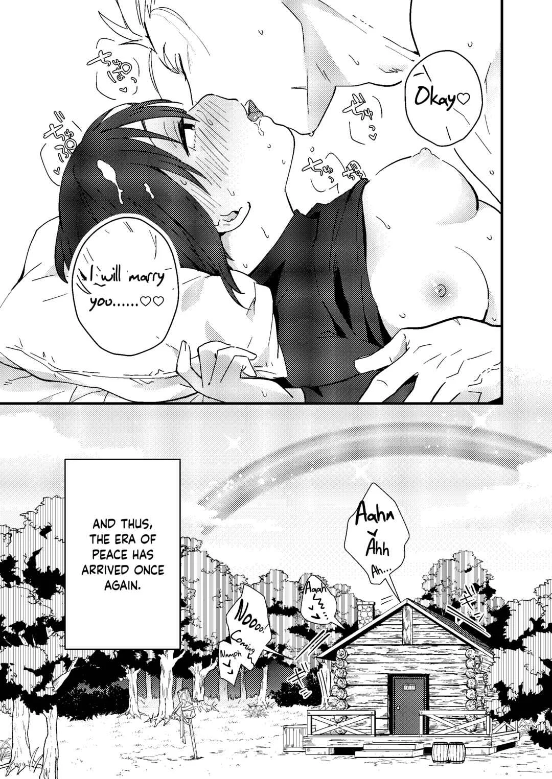 Sekai ga Heiwa ni Natta node Yuusha (Jitsu wa ♀) ni Kyuukon Shita Kekka Chapter 1 - Page 36