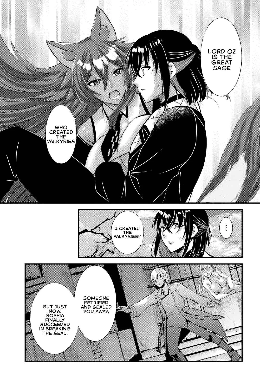 Sen'otome-tachi to Kizuku Moto-Teihen Murabito no Saikyou Harem ~Suumannin no Onna ni Taishi, Otoko wa Ore Hitori~ Chapter 1 - Page 34