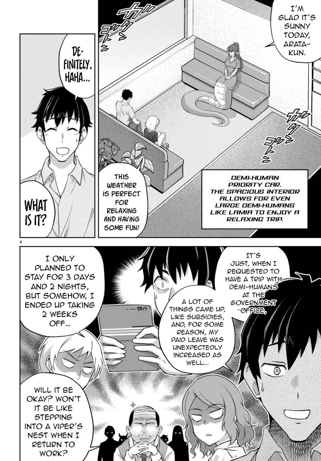 Shakaijin ga Kizuku Ajin Harem: Toudo 200% no Ecchi na Romcom wo Anata ni Chapter 8 - Page 4