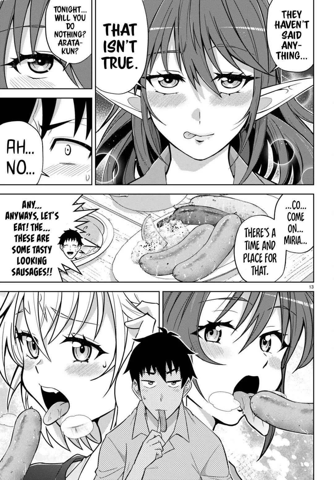 Shakaijin ga Kizuku Ajin Harem: Toudo 200% no Ecchi na Romcom wo Anata ni Chapter 8 - Page 12