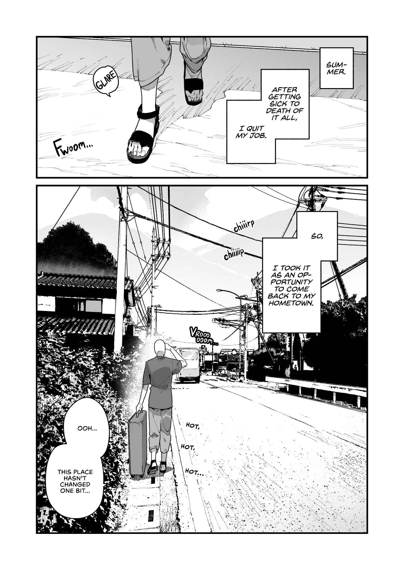 Shigoto o Yameta node Nido to Kicha Dame to Iwareta Inaka ni Kaette kitara Dekkai Onnanoko no Kai ni Mechamecha ni sareru Hanashi Zenpen Chapter 1: Oneshot - Page 3
