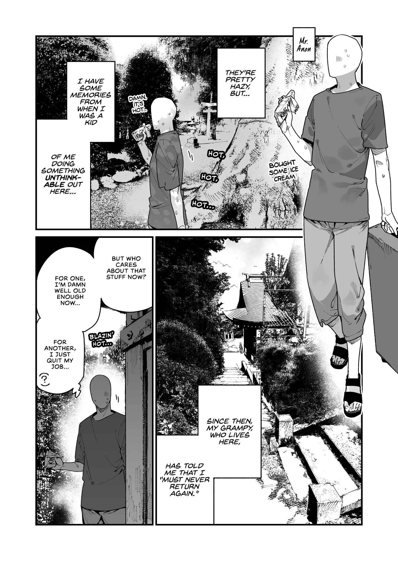Shigoto o Yameta node Nido to Kicha Dame to Iwareta Inaka ni Kaette kitara Dekkai Onnanoko no Kai ni Mechamecha ni sareru Hanashi Zenpen Chapter 1: Oneshot - Page 4