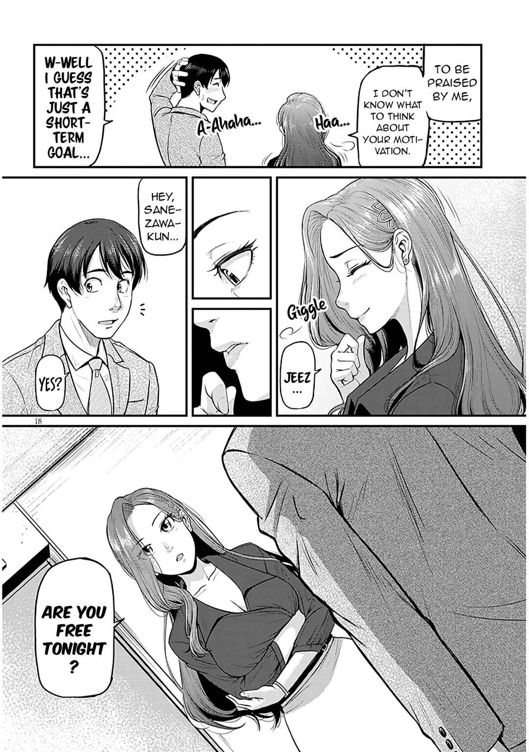 Shigotogaeri, Dokushin no Bijin Joushi ni Tanomarete Chapter 1 - Page 18
