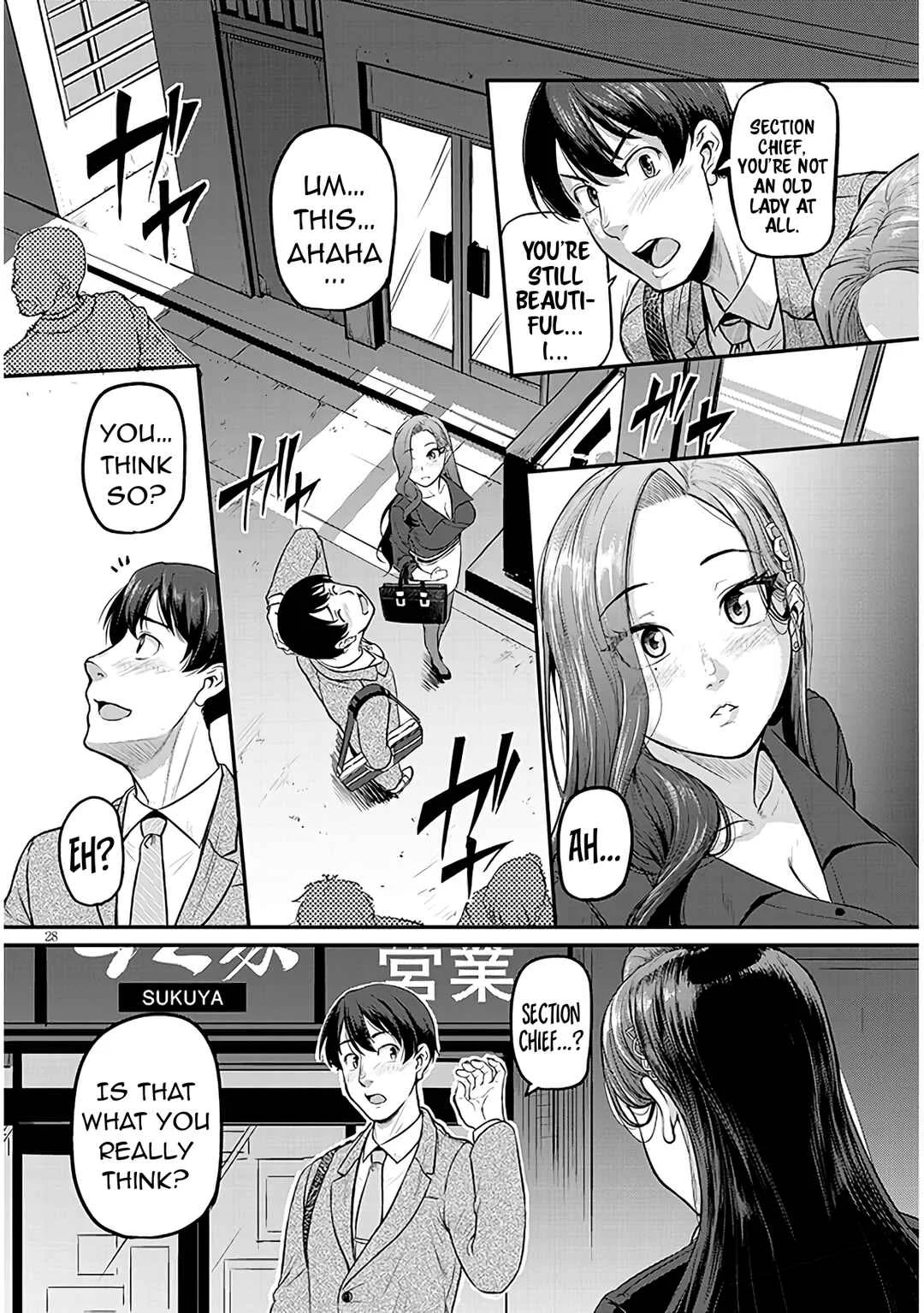 Shigotogaeri, Dokushin no Bijin Joushi ni Tanomarete Chapter 1 - Page 28