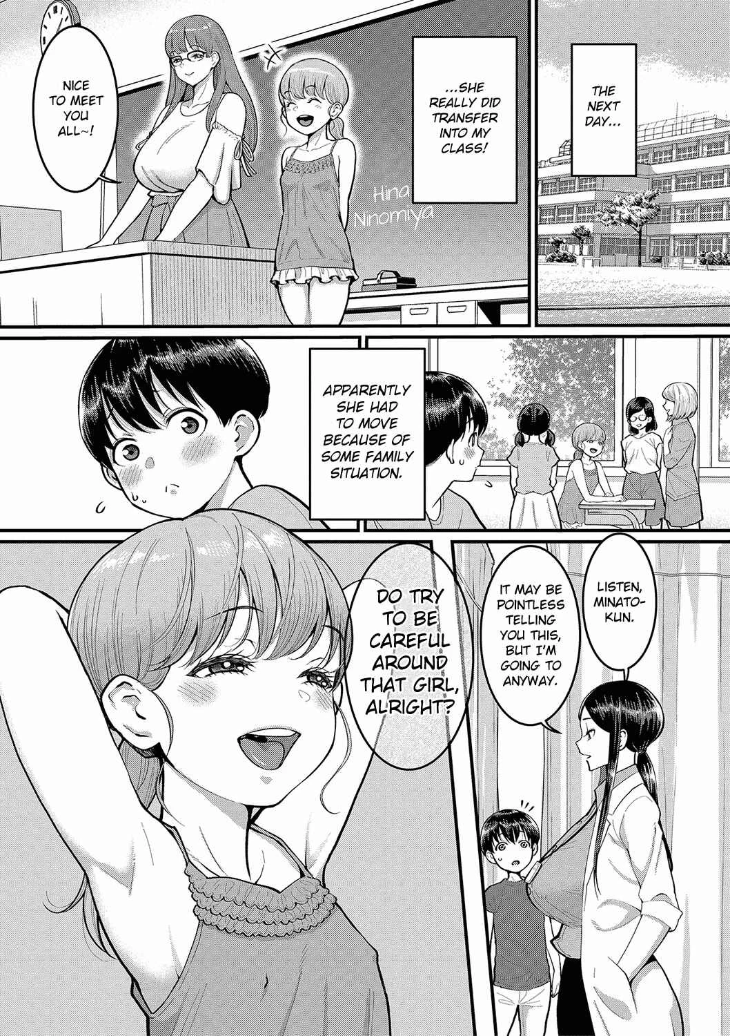 Shiori-sensei wa Ochi*chin no Sodateya-san Chapter 4: Hina, the Tempting Transfer Student - Page 5