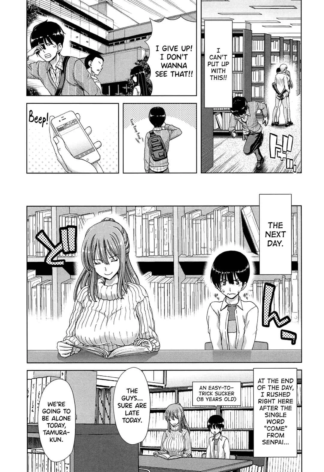 SLUT ACT! Chapter 1: Bitch library - Page 14