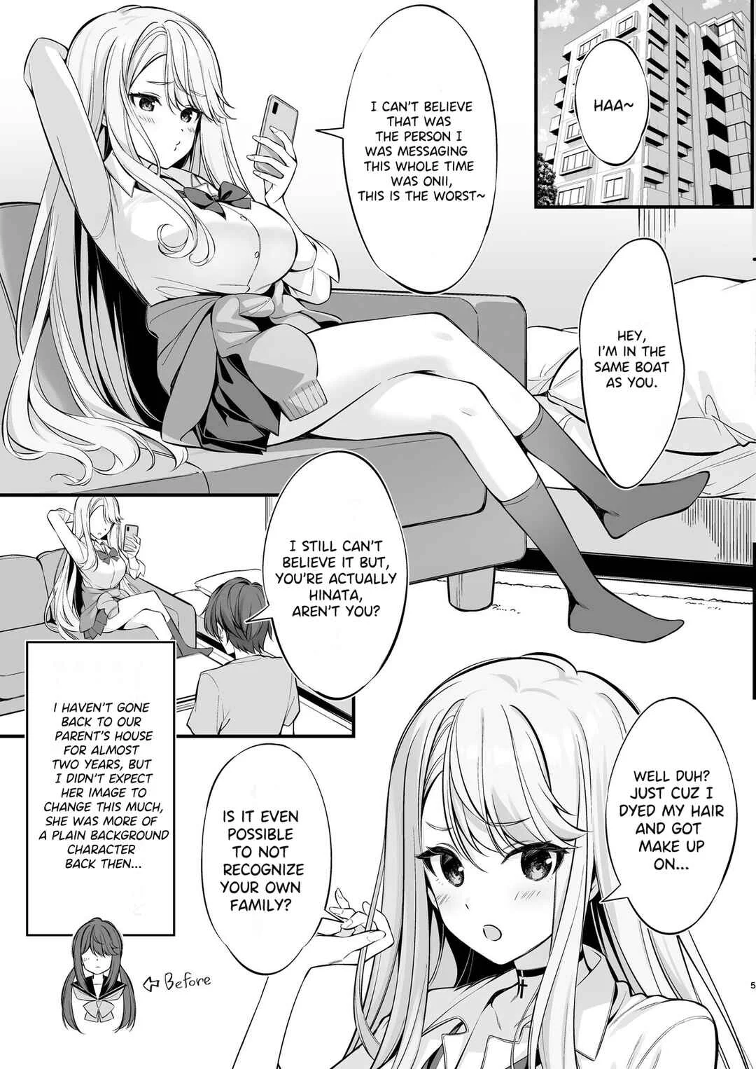 SNS de Deatta no wa Gal-ka Shita Imouto deshita Chapter 1 - Page 4
