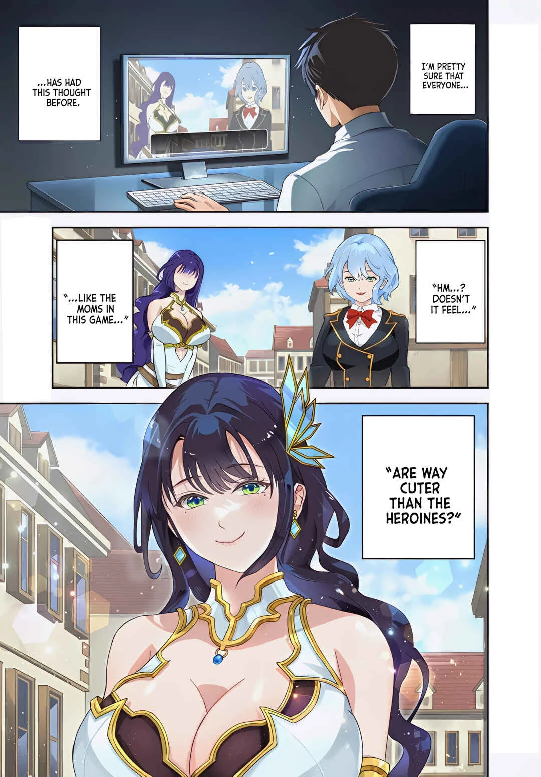 Sono Akuyaku Kizoku, Mama Heroine ga Sukisugiru ~Shinshi na Doryoku de Saikyou to nari Fuguu na Oshikyara Tasukemakuru~ Chapter 1: (Uncensored Version) - Page 1