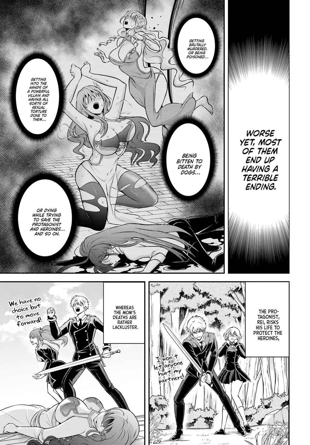 Sono Akuyaku Kizoku, Mama Heroine ga Sukisugiru ~Shinshi na Doryoku de Saikyou to nari Fuguu na Oshikyara Tasukemakuru~ Chapter 1: (Uncensored Version) - Page 11