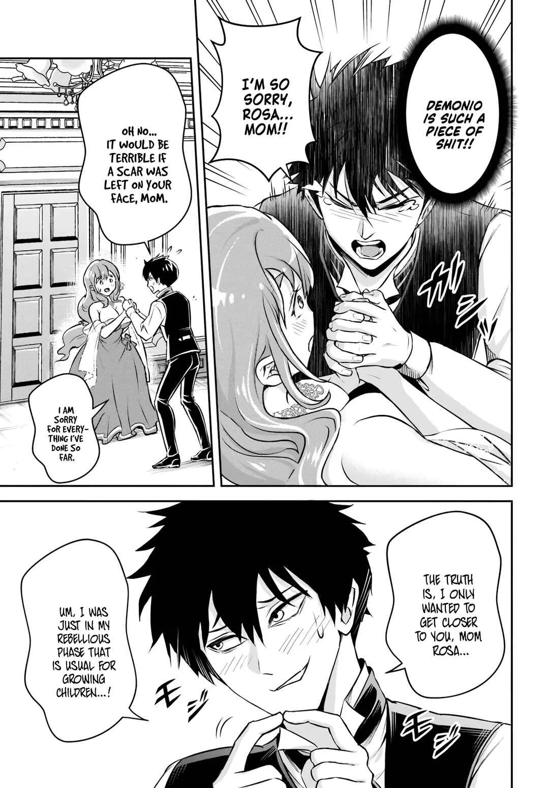 Sono Akuyaku Kizoku, Mama Heroine ga Sukisugiru ~Shinshi na Doryoku de Saikyou to nari Fuguu na Oshikyara Tasukemakuru~ Chapter 1: (Uncensored Version) - Page 27