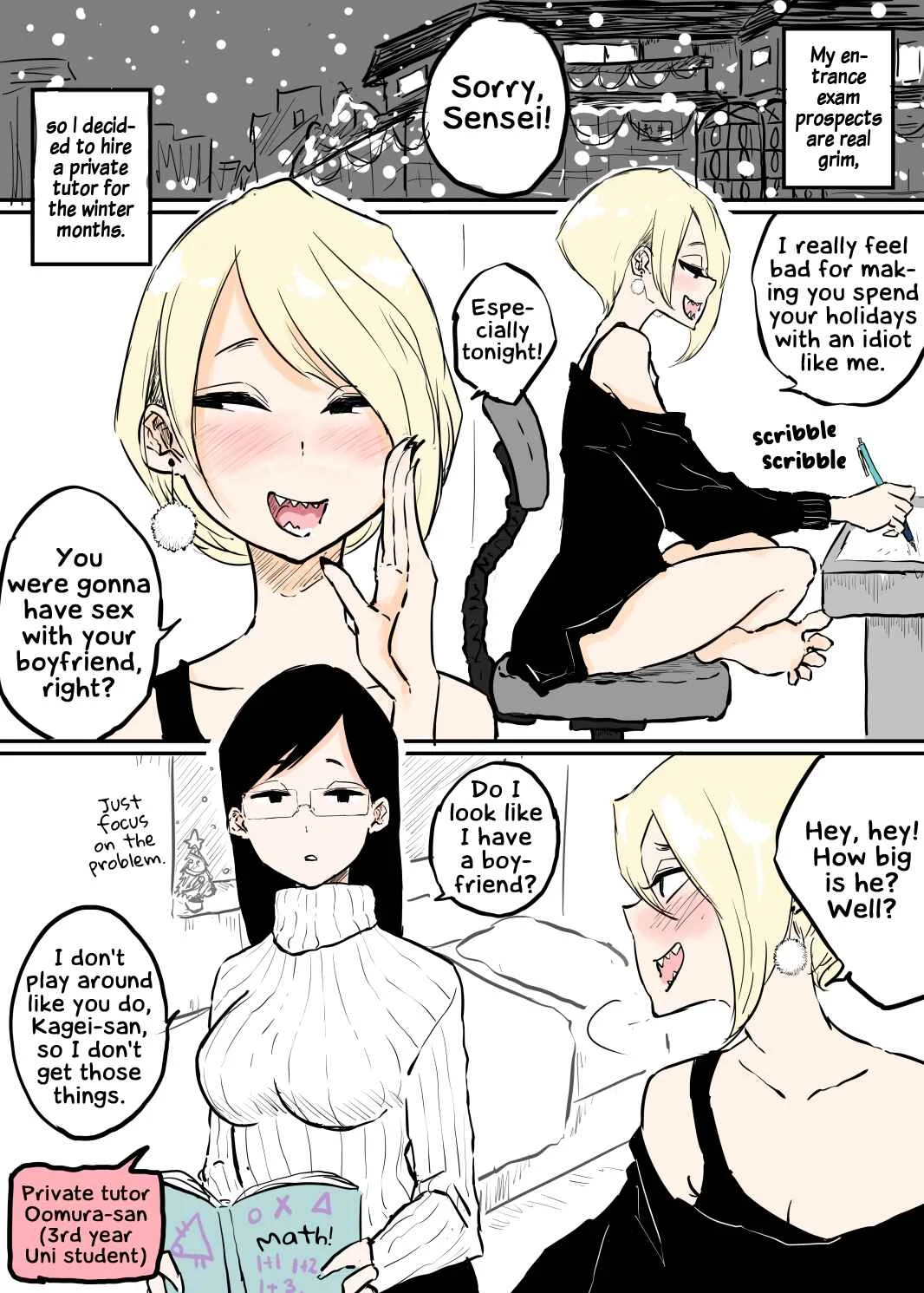 Sousaku Yuri: Christmas Kateikyoushi Yuri Chapter 1: Oneshot - Page 1