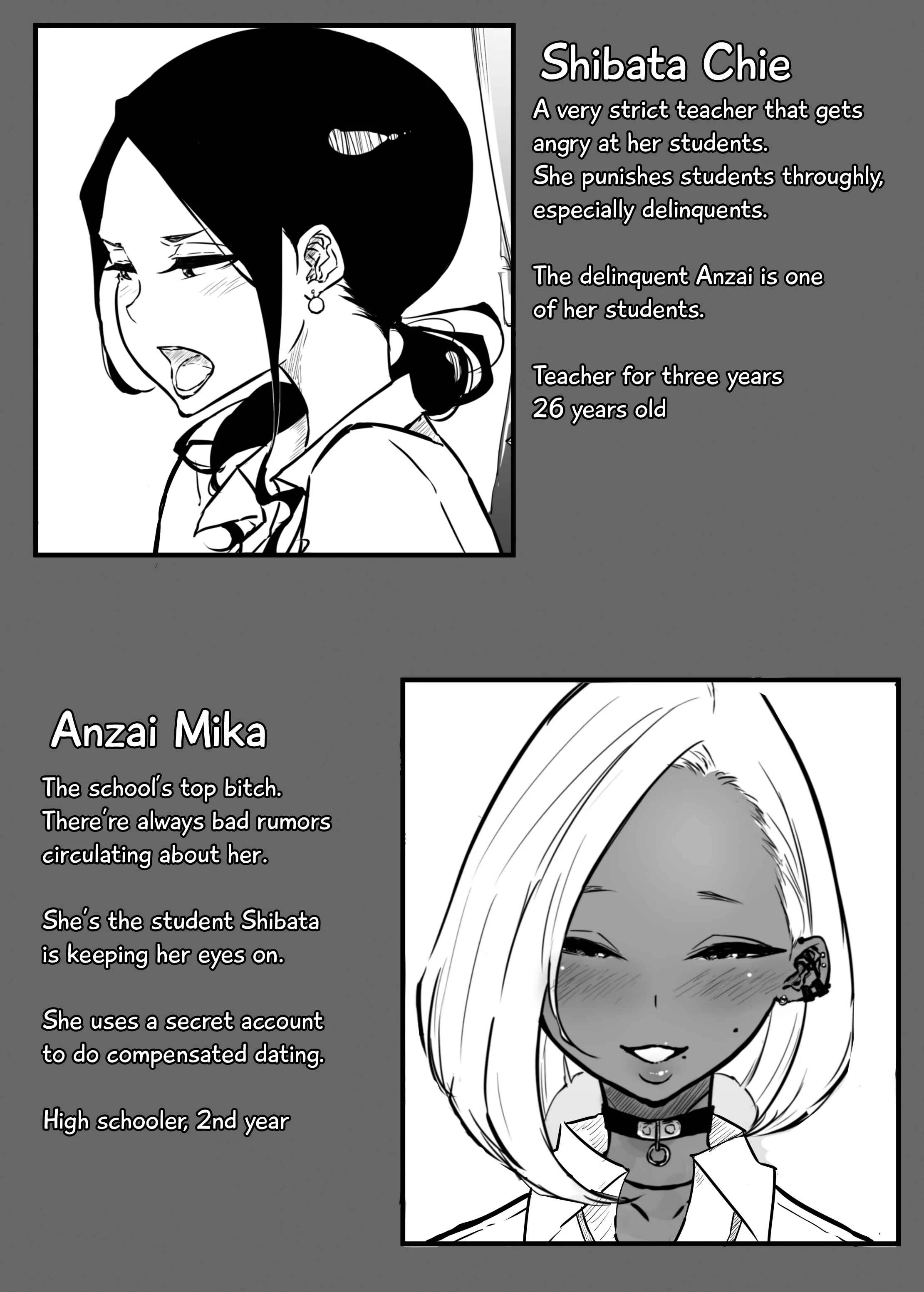 Sparta Sensei ga Oshiego no Bitch Gal ni Ecchi na Koto Sareru Hanashi Chapter 1 - Page 2