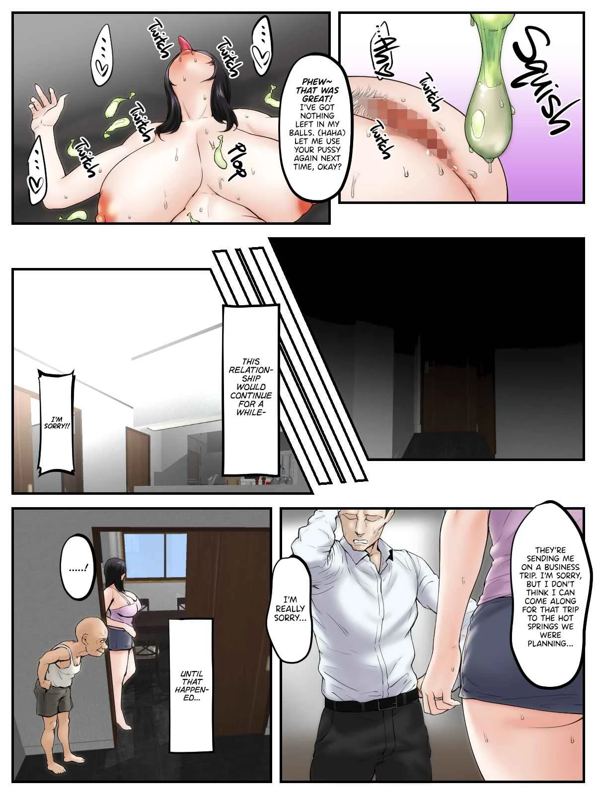 Stepfather Netorare ~Introducing Makie, the Huge-titted Wife with the Hidden eyes~ Chapter 1: Oneshot - Page 24