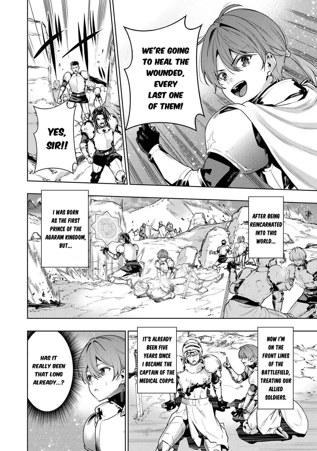 Suterare Ouji ga Saizensen de Tekikoku no Heishi wo Chiryou Shitara Jitsu wa Dainana Oujo datta Ken Chapter 1 - Page 9