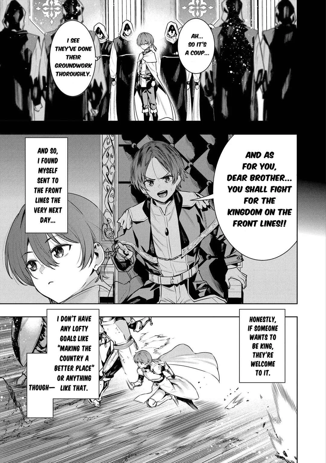 Suterare Ouji ga Saizensen de Tekikoku no Heishi wo Chiryou Shitara Jitsu wa Dainana Oujo datta Ken Chapter 1 - Page 12