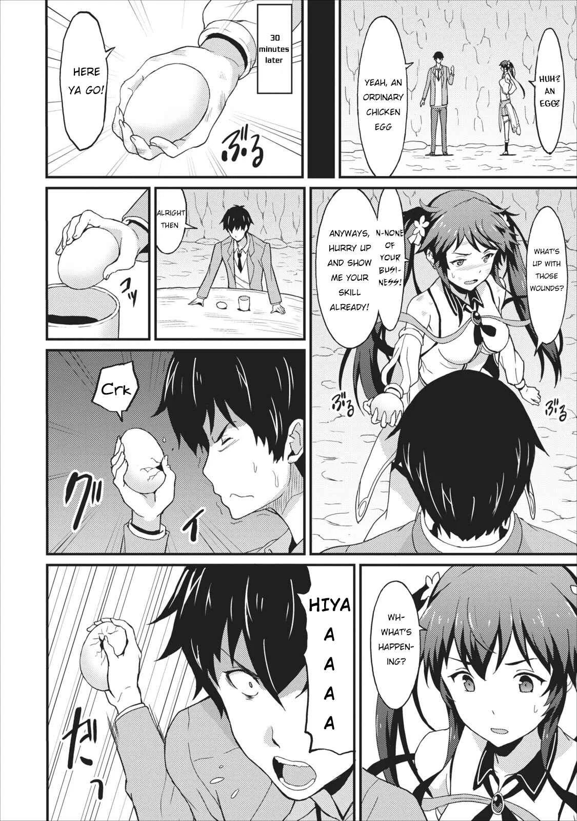 Taberu Dake de Level-Up! Damegami to Issho ni Isekai Musou Chapter 1 - Page 7