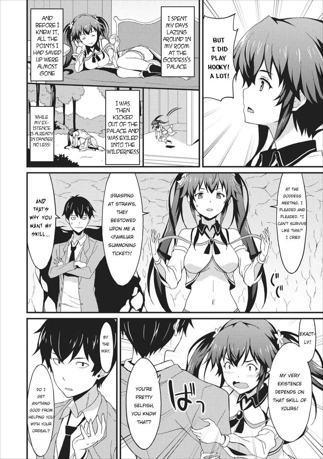 Taberu Dake de Level-Up! Damegami to Issho ni Isekai Musou Chapter 1 - Page 11